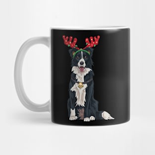 Border Collie Pet Christmas Dog Lover Owners Collie Mom Mug